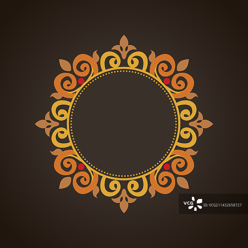 维多利亚风格复古相框图片素材