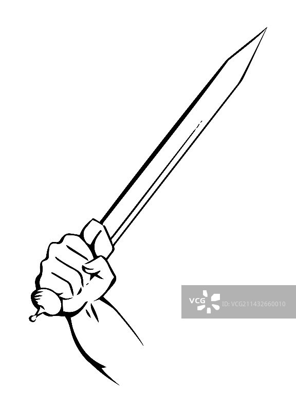 士兵手中的古罗马剑图片素材