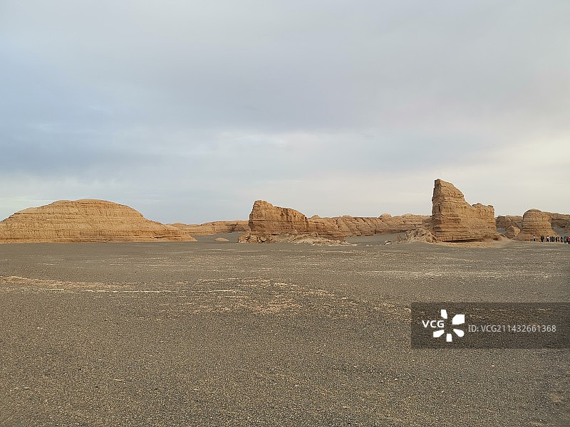 雅丹地貌图片素材
