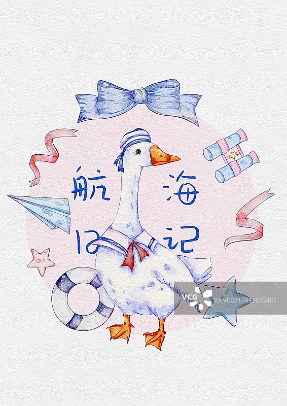 大鹅旅行记图片素材