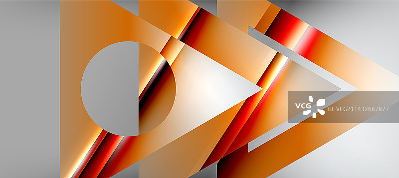 三角形抽象背景与闪亮和光泽图片素材