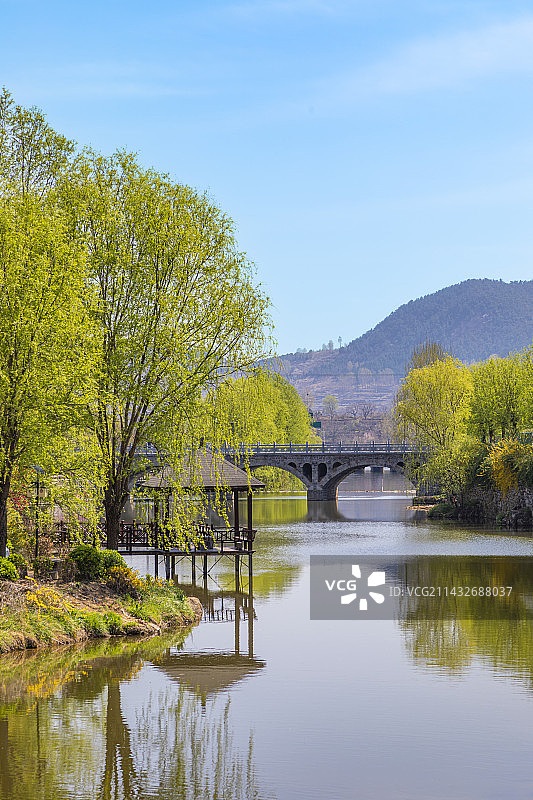 山东济南莱芜通天河图片素材