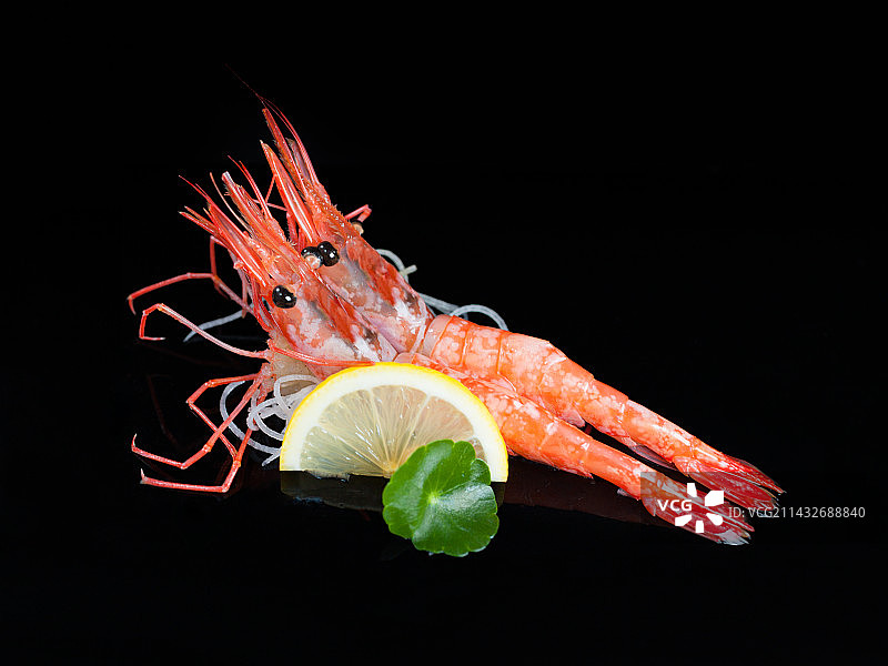 日式深海牡丹虾刺身图片素材