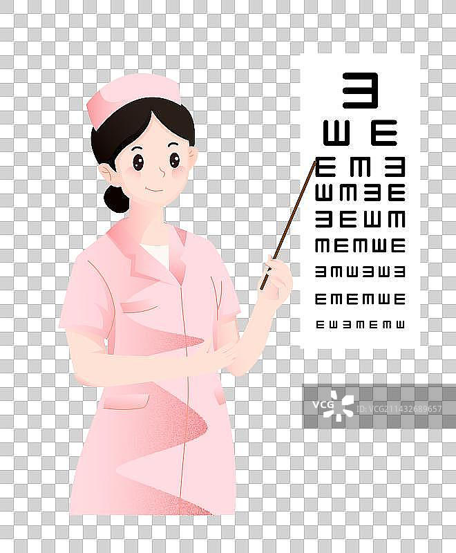 爱护眼睛测视力图片素材