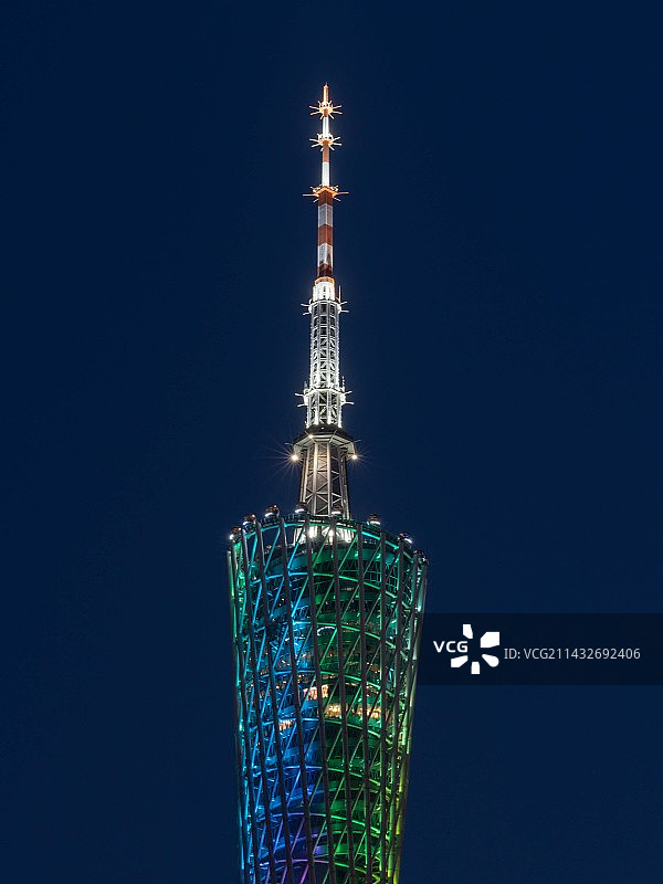 广州塔夜景图片素材