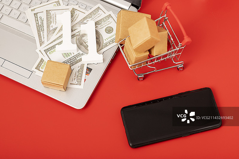 双十一电商狂欢节创意红色素材图片素材