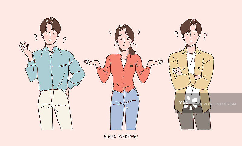 表情、好奇、问号、失望、阴暗表情、青春、休闲图片素材