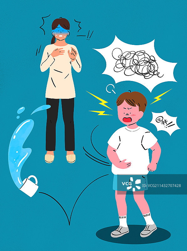 情绪、愤怒、情绪波动、育儿、冲突、压力图片素材