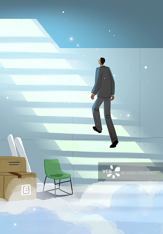 奇幻生活场景楼梯图片素材