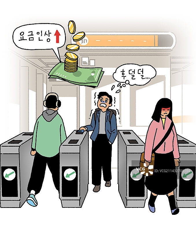 社会议题交通工具价格插画图片素材