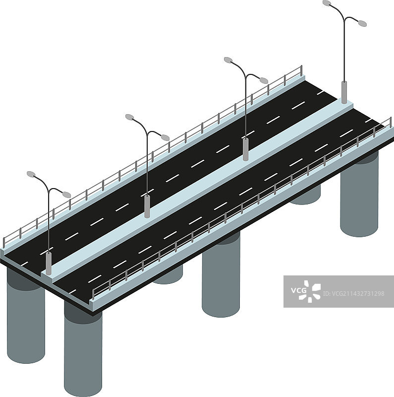 2.5D桥梁图片素材