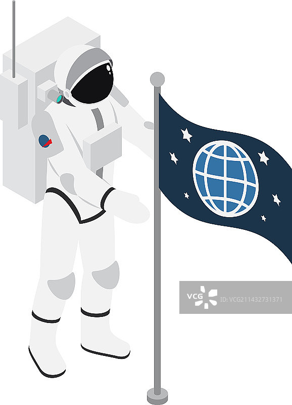 2.5D宇航员图片素材