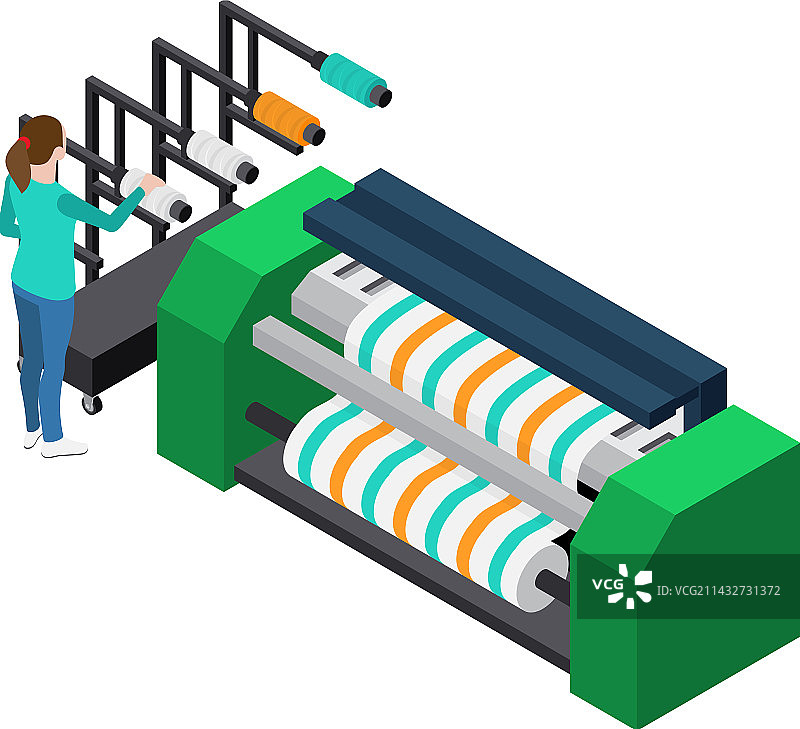 纺织工业图标图片素材