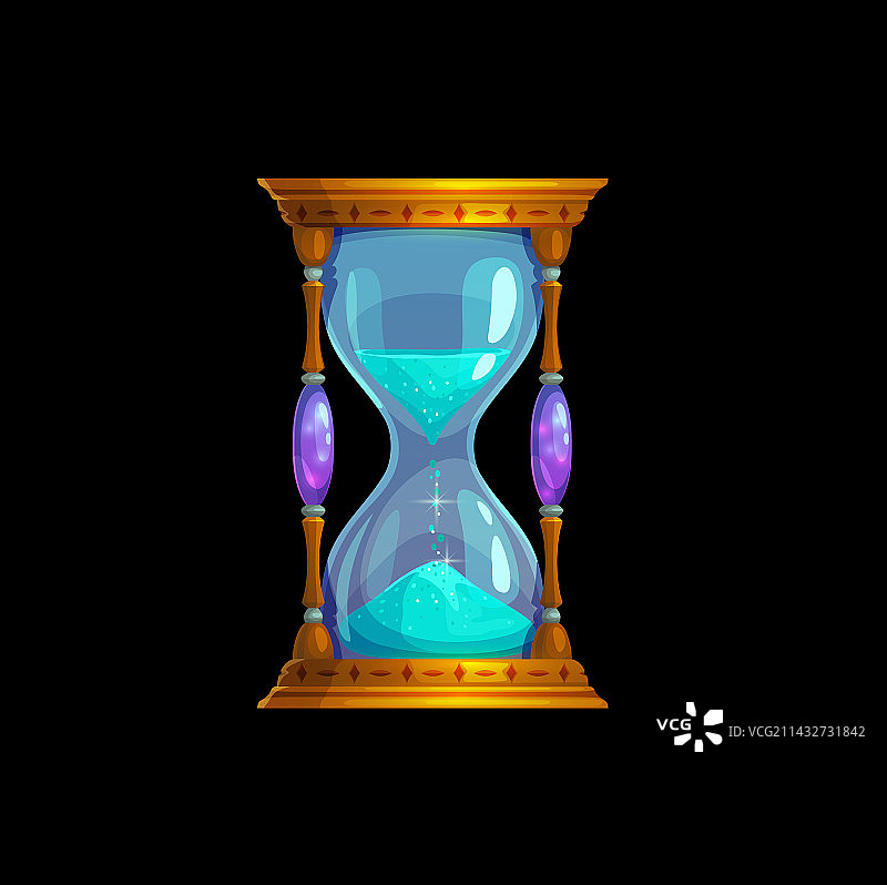 魔法沙漏2D游戏素材图片素材
