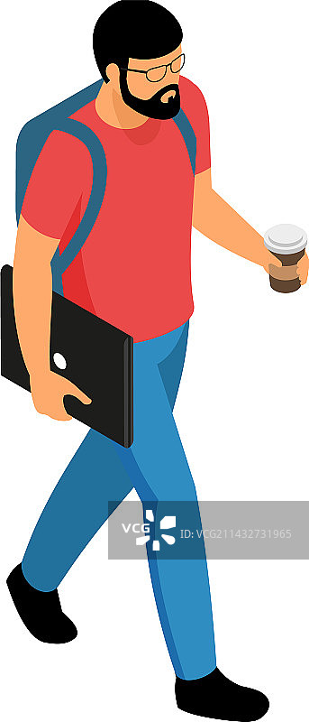 2.5D自由职业者图片素材