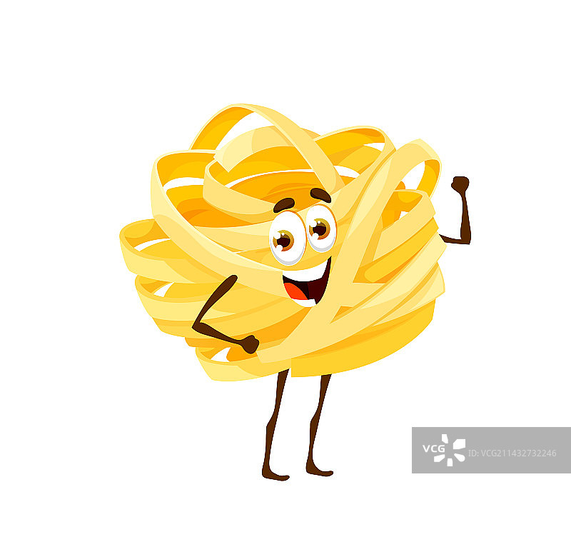 卡通意大利宽面条美食图片素材