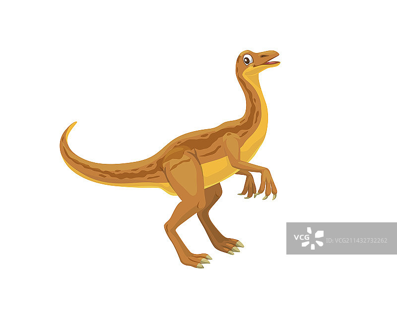 卡通似鸡龙鸵鸟恐龙角色图片素材