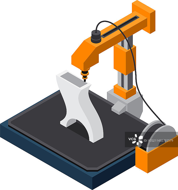 3D打印行业图标图片素材