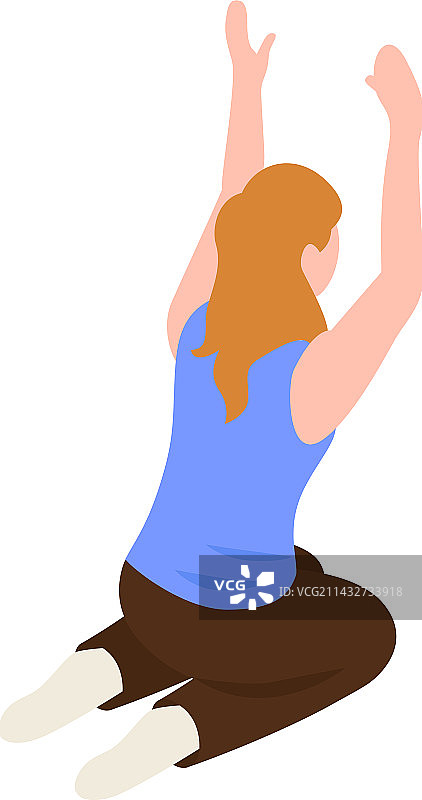 2.5D祈祷图标图片素材