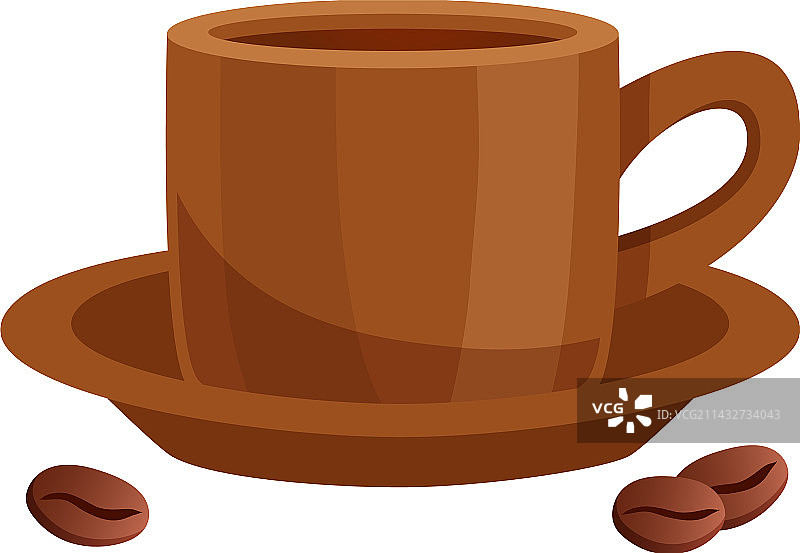 咖啡扁平设计图片素材