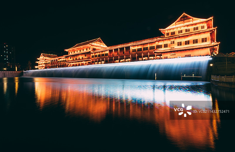 旺苍城市新地标-红桥图片素材