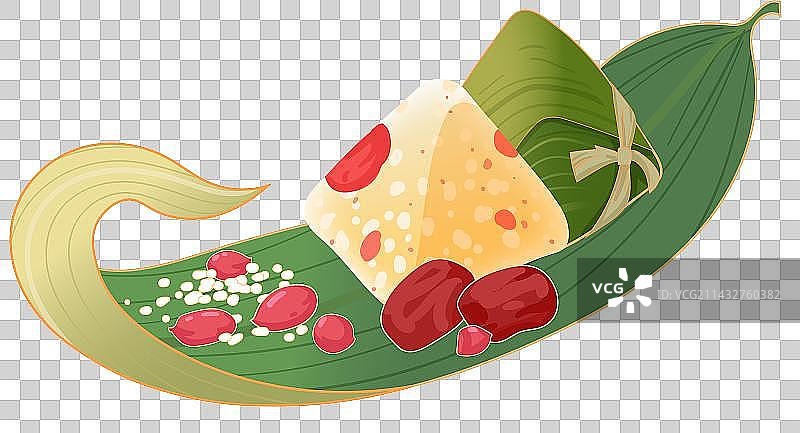 粽子中国风矢量插画图片素材