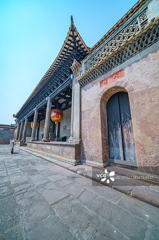 广州番禺沙湾古镇留耕堂传统中式古建筑图片素材