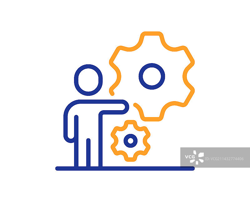 招聘业务雇佣标志线条图标图片素材