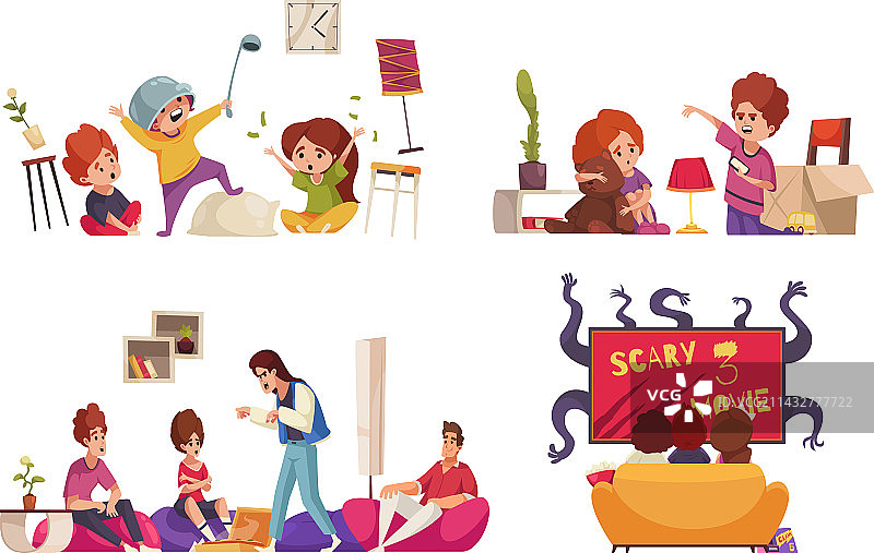 儿童恐怖故事集图片素材