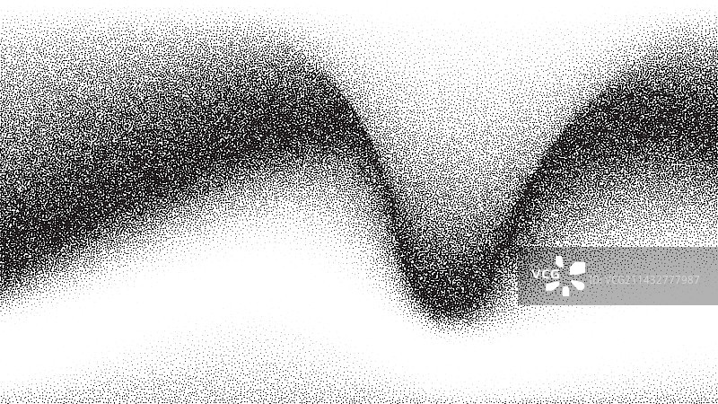 点画波浪图案背景黑色噪点图片素材