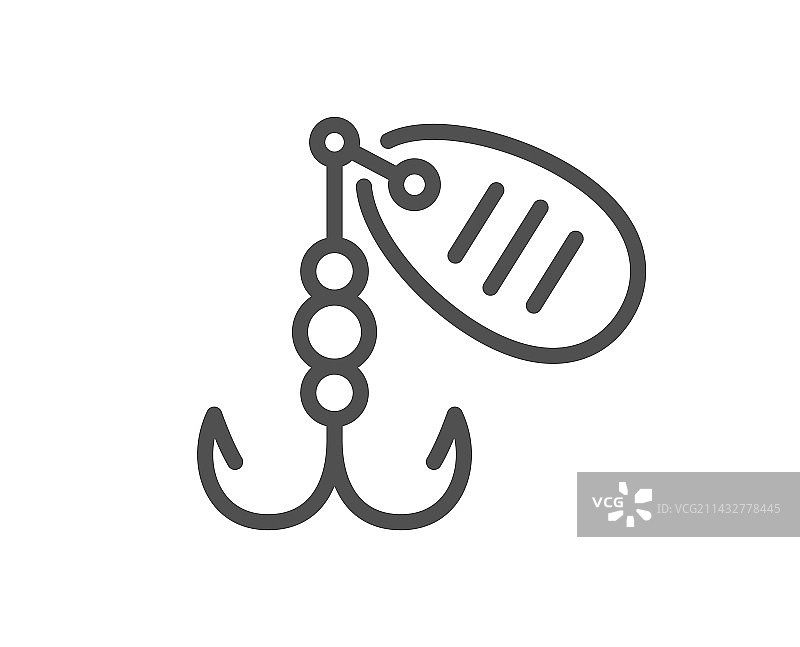 鱼饵线图标图片素材