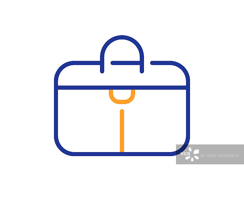 手提包线条图标手提行李标志图片素材