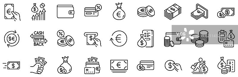 现金和硬币信用卡图片素材