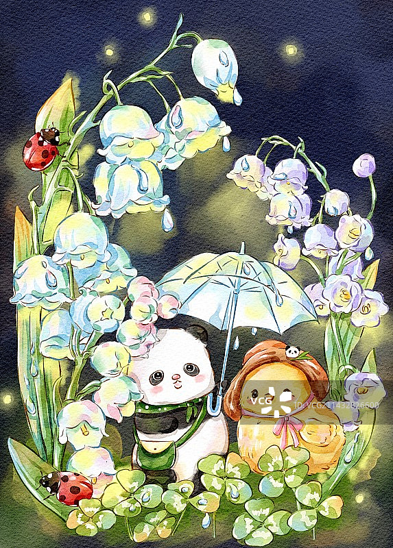 水彩插画图片素材