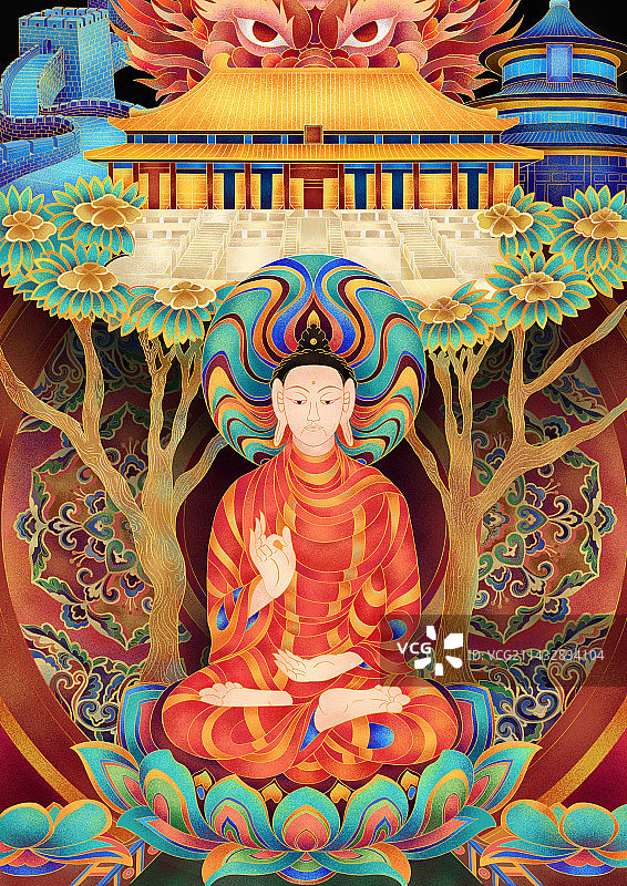 遇见敦煌图片素材