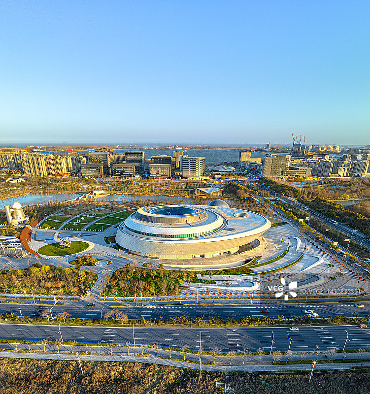 上海天文馆 临港 南汇新城星空之境海绵公园图片素材