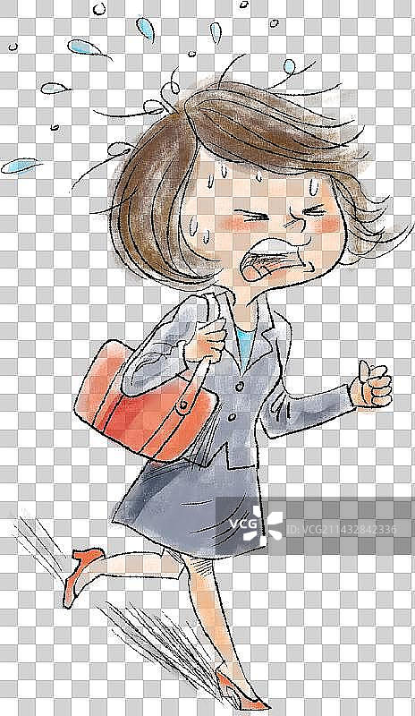 疲惫，压力，上班族，迟到，白领图片素材