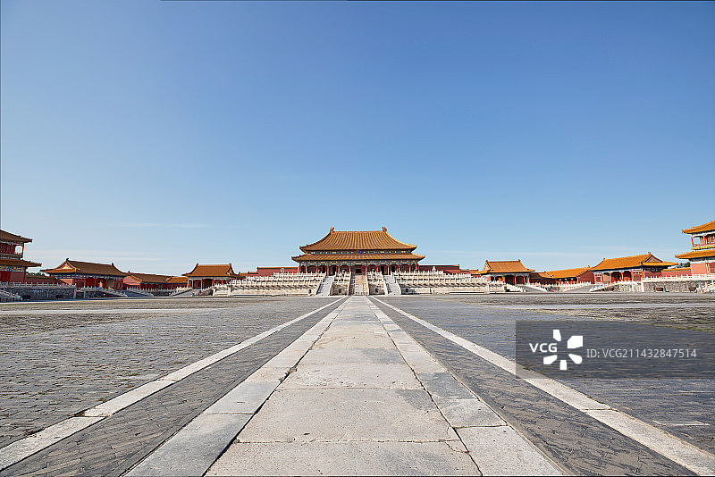 北京故宫太和殿风景图片素材