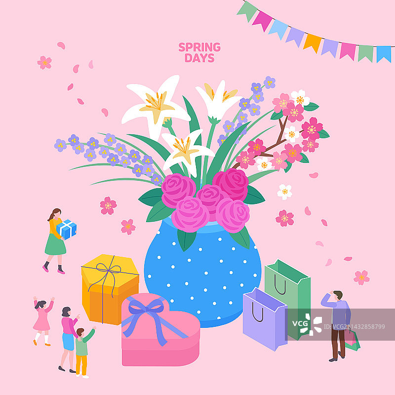 年度樱花节活动宣传图片素材