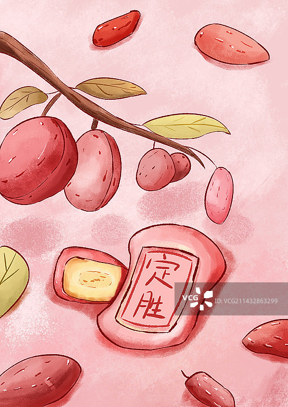 定胜糕图片素材