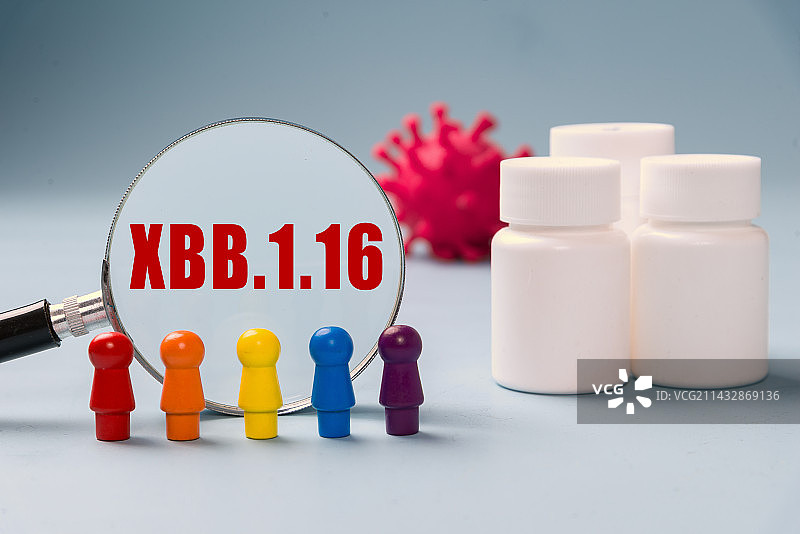 新冠变异毒株XBB.1.16图片素材