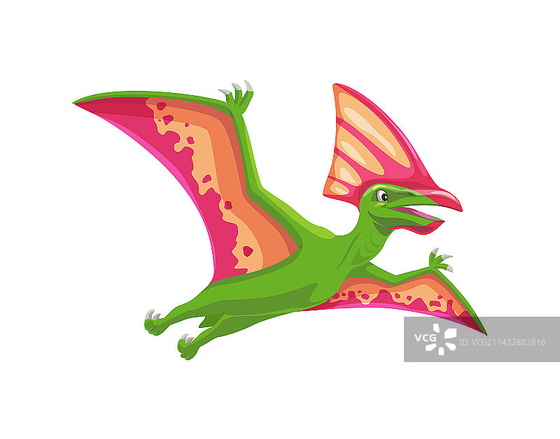 卡通古魔翼龙角色图片素材