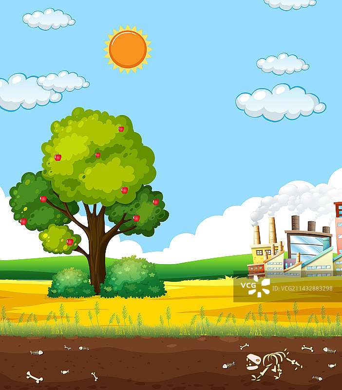 科学教育中的碳循环概念图片素材