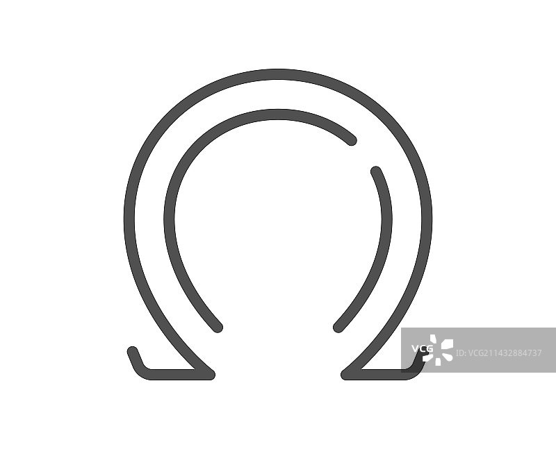 欧米茄符号线形图标图片素材