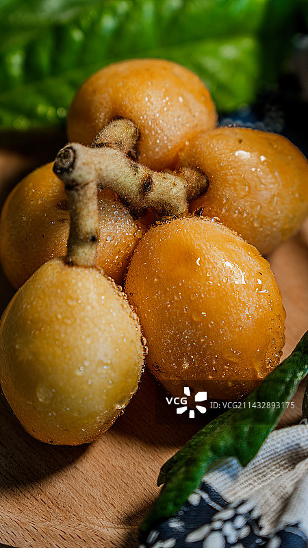 枇杷果实新鲜水果树下枇杷特写攀枝花枇杷水嫩多汁图片素材