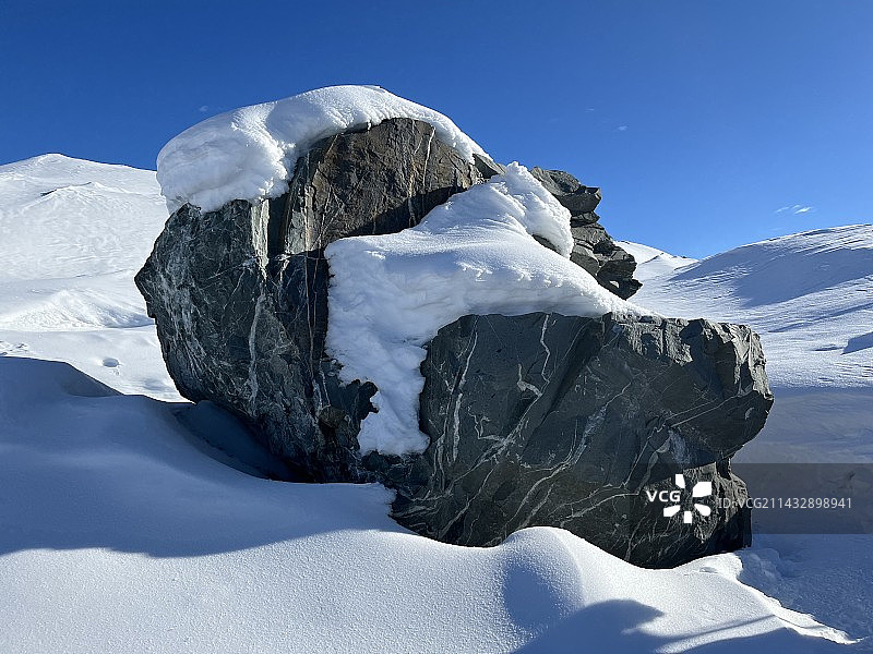 雪与石图片素材