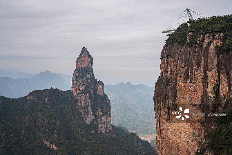 台州仙居县神仙居观音峰图片素材