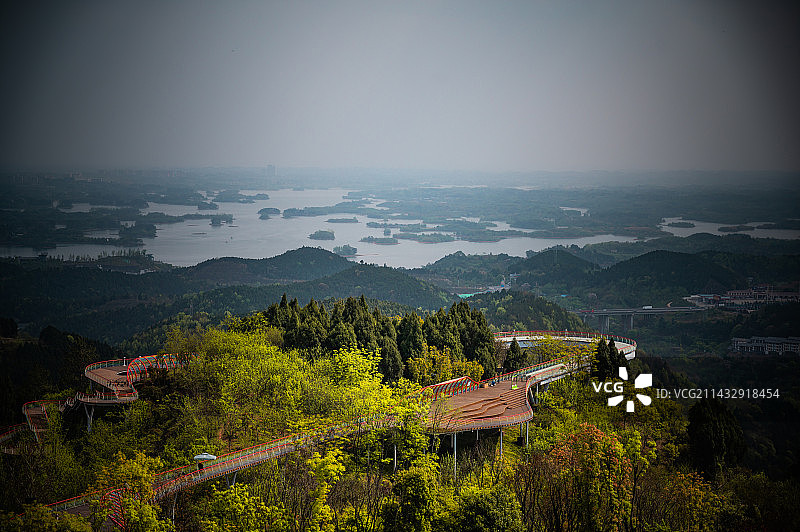 成都三岔湖图片素材