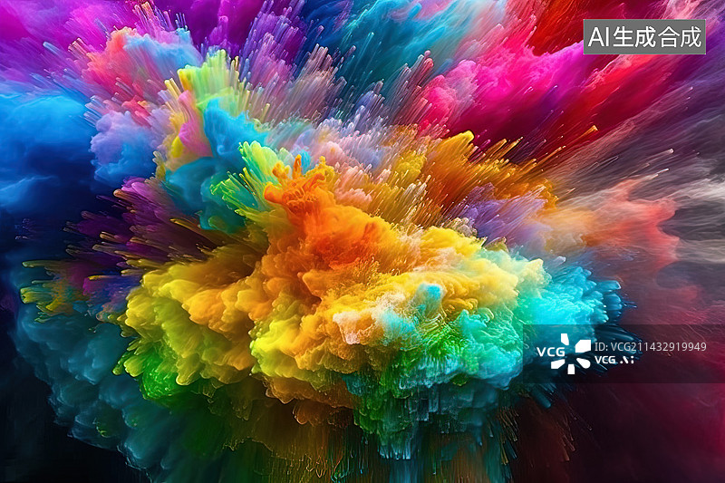 【AI数字艺术】3D抽象背景壁纸图片素材