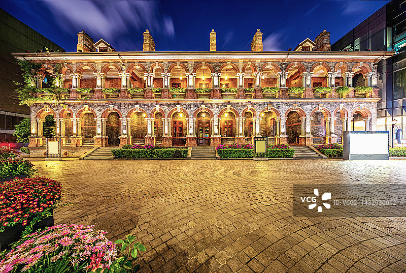 思南公馆东苑夜景图片素材